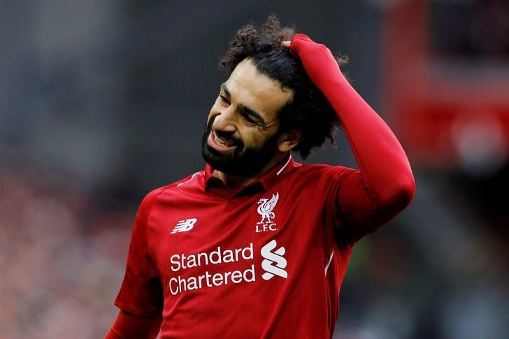 Liverpool forward Mohamed Salah.