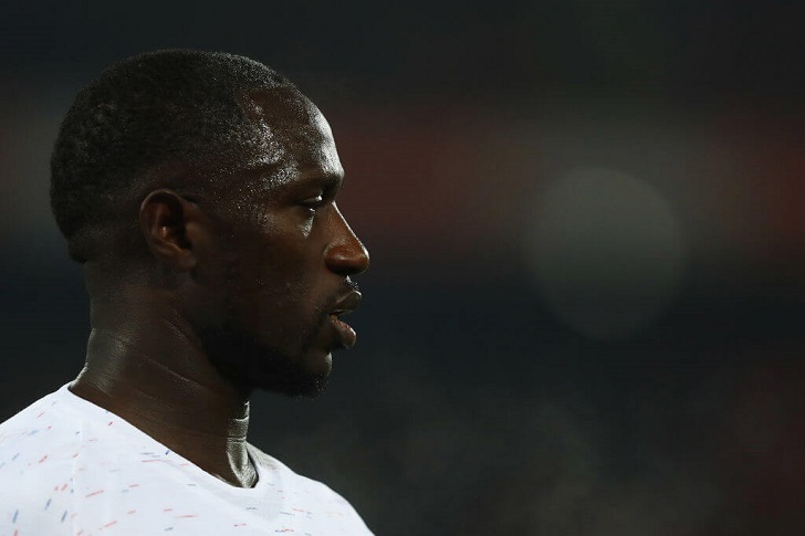 Moussa Sissoko in action for Tottenham Hotspur