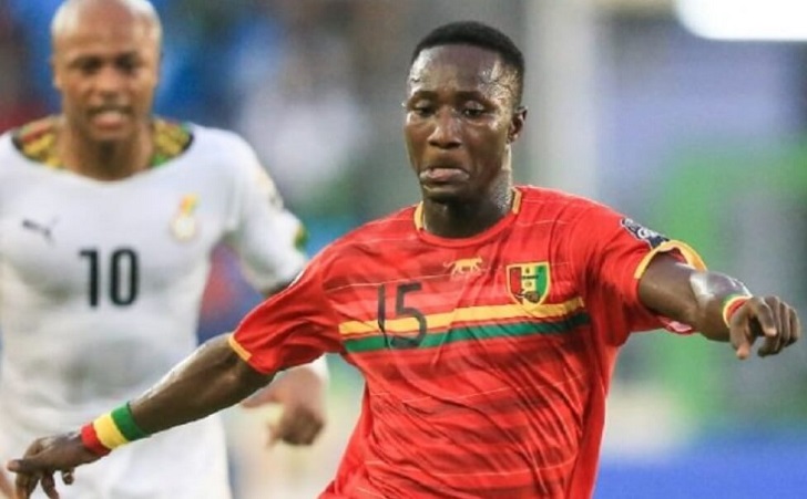 Naby Keita in action for Guinea