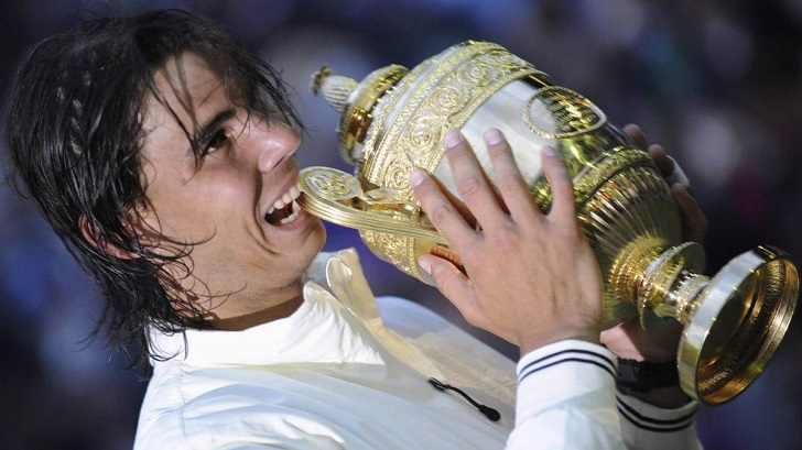 Nadal is a two-time champion at Wimbledon.