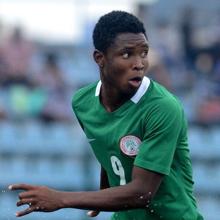 Nigeria forward Alhassan Ibrahim