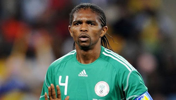 Nwankwo Kanu in Nigeria colours Nwankwo Kanu in Nigeria colours