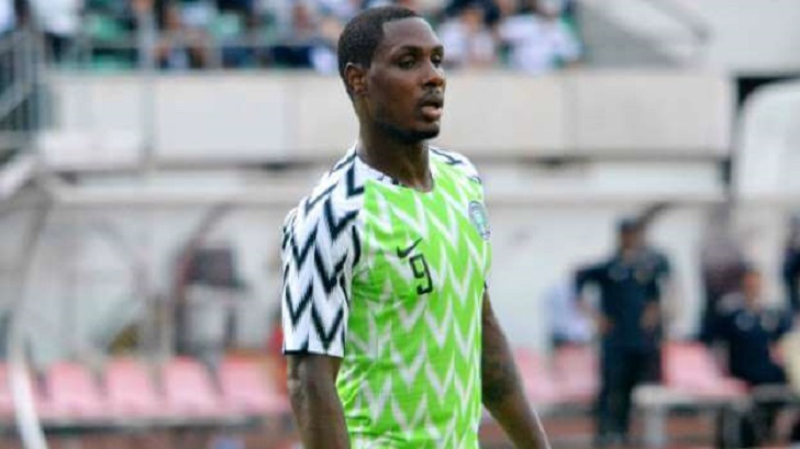 Odion Ighalo in action for Nigeria