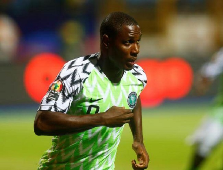 Odion Ighalo in action for Nigeria