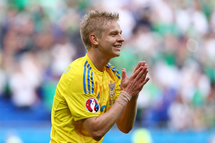 Oleksandr Zinchenko of Ukraine