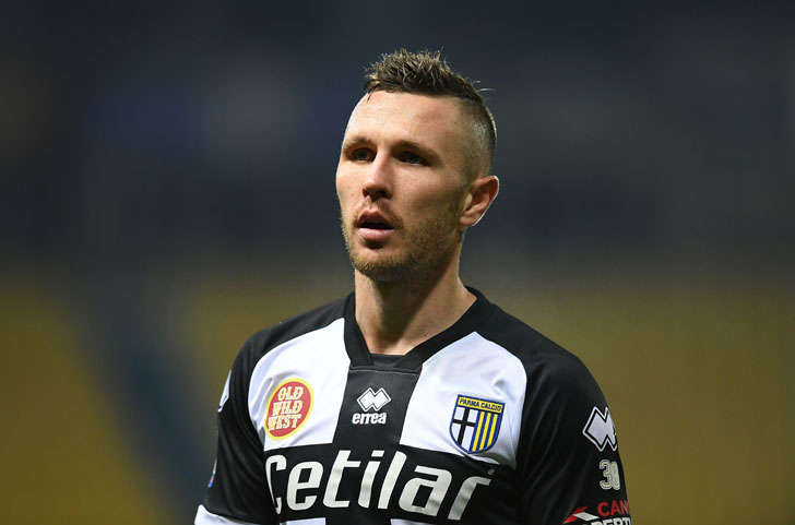 Parma midfielder Jasmin Kurtic Parma midfielder Jasmin Kurtic