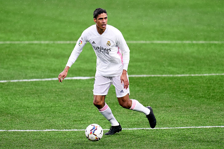 Real Madrid defender Raphael Varane