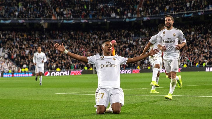 Rodrigo in action for Madrid.