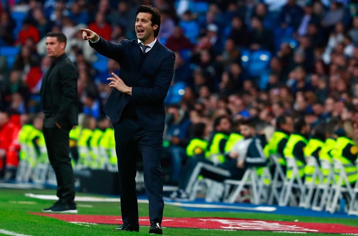 Real Madrid manager Santiago Solari.