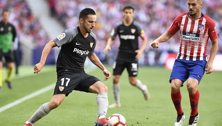 Sevilla are still in with a chance of securing a Champions League berth Sevilla are still in with a chance of securing a Champions League berth