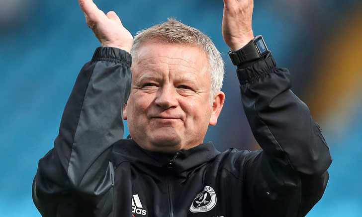 Sheffield United manager Chris Wilder Sheffield United manager Chris Wilder