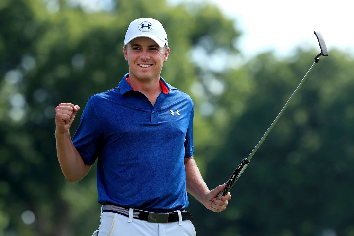 Jordan Spieth in action.