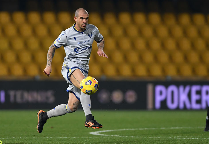 Stefano Sturaro of Verona Stefano Sturaro of Verona