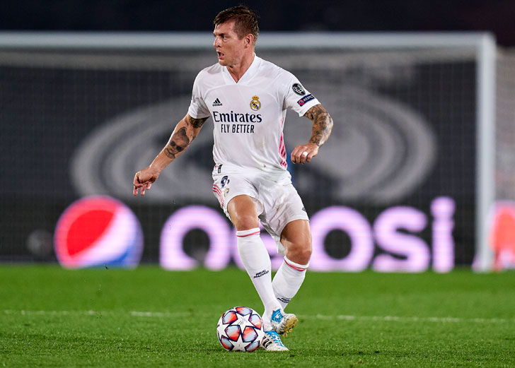 Real Madrid midfielder Toni Kroos