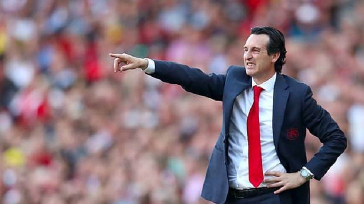 Arsenal manager Unai Emery.