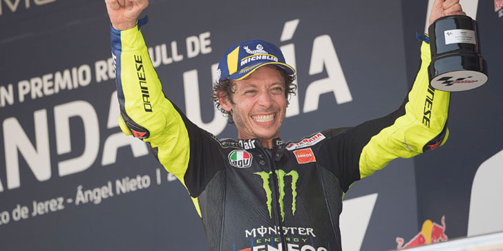 Valentino Rossi of Yamaha