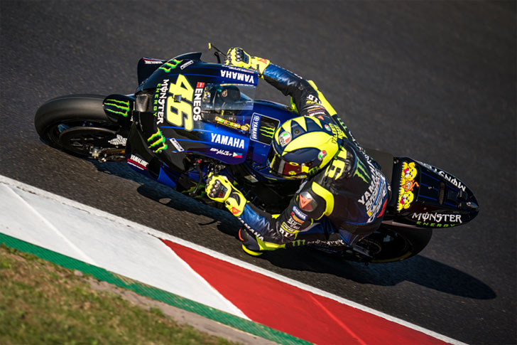 Valentino Rossi of Yamaha