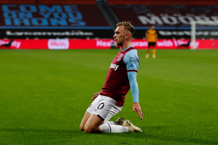 West Ham United forward Jarrod Bowen