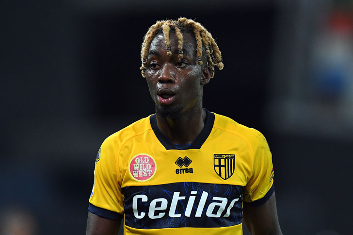 Yann Karamoh of Parma Yann Karamoh of Parma