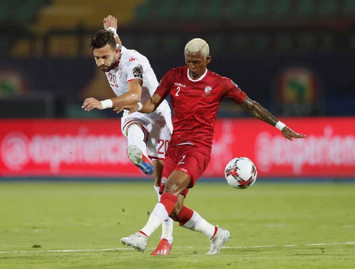 Youssef Msakni in action for Tunisia