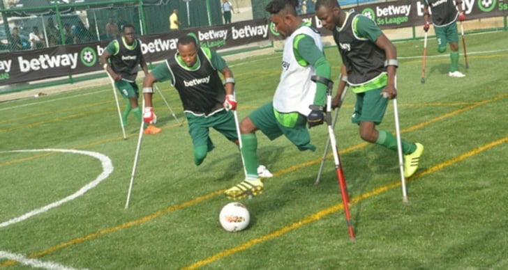 Betway Donates Soccer Kit To Nigerian National Amputee Football Team