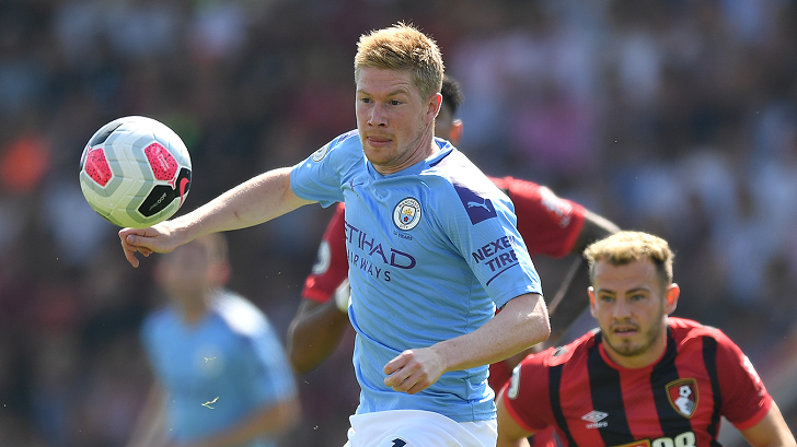 Kevin de Bruyne in action