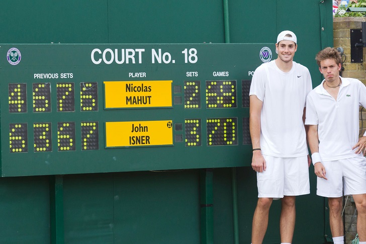 John Isner and Nicolas Mahut longest tennis match ever