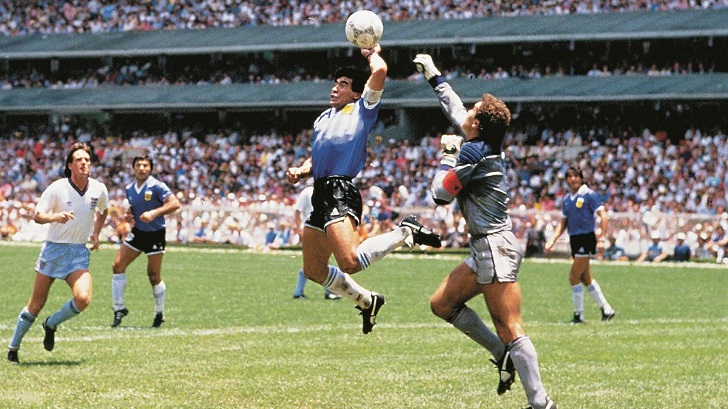 Diego Maradona hand of god