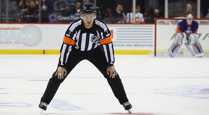 Players can referee matches NHL