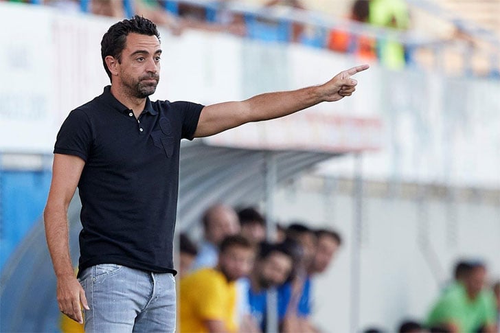 Barcelona head coach Xavi